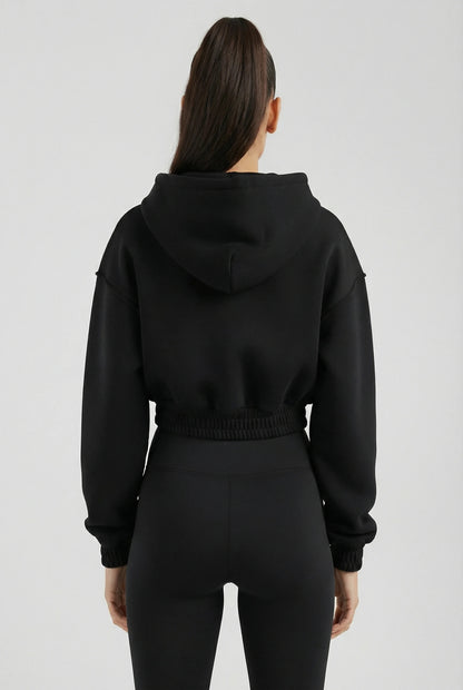 Flavius cropped black jacket