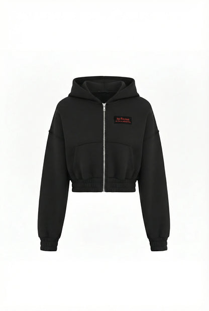 Flavius cropped black jacket