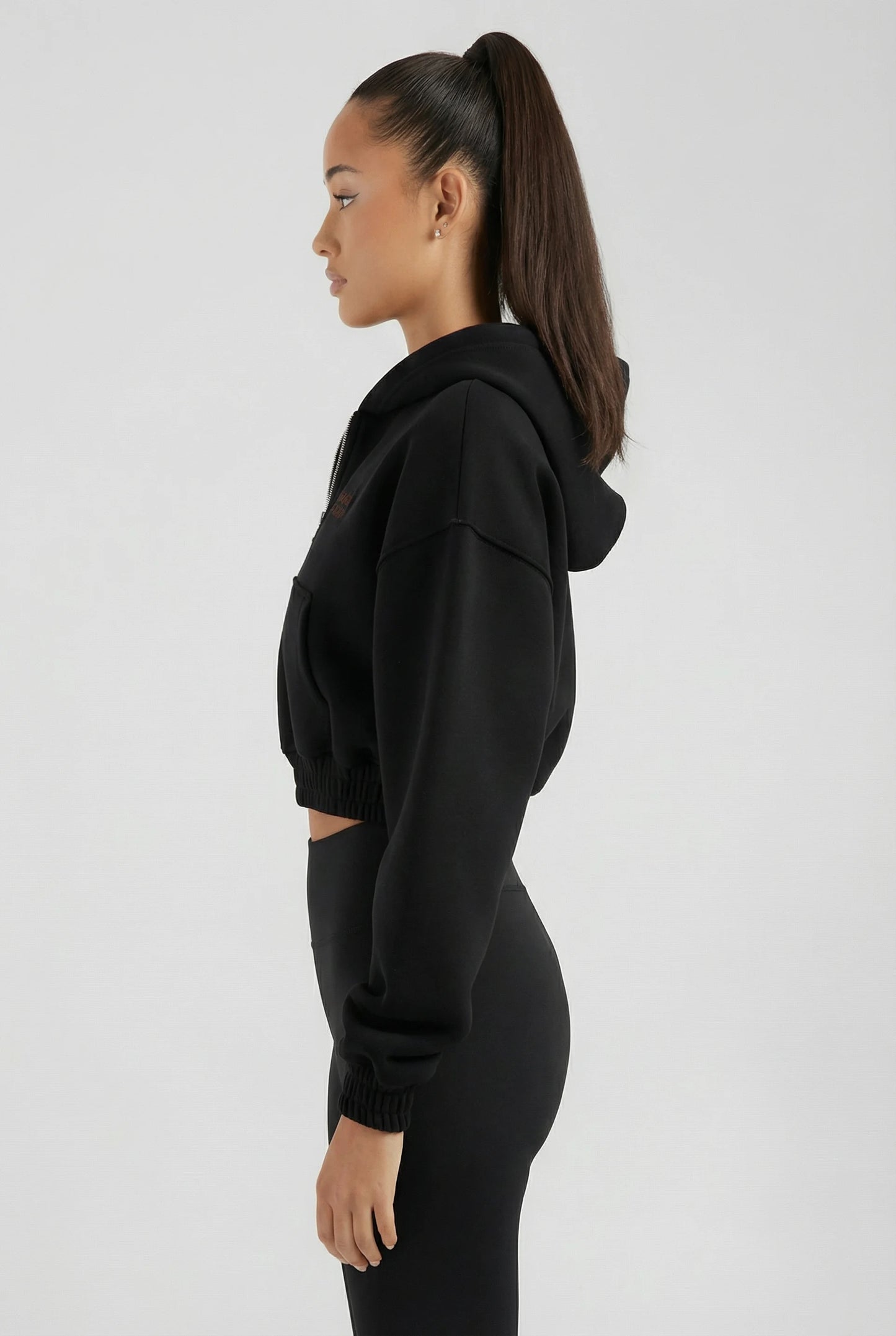 Flavius cropped black jacket