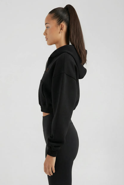 Flavius cropped black jacket