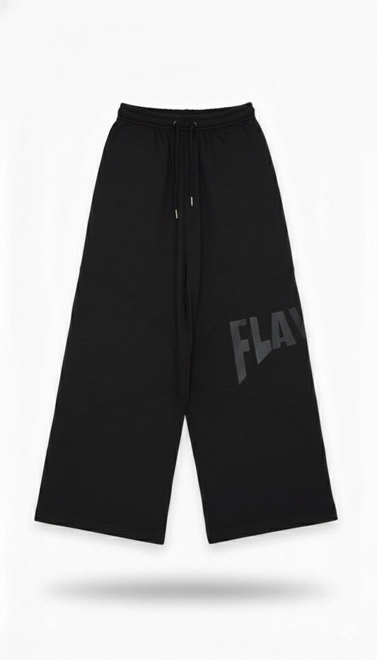 BLOOD CIRCUIT BLACK WIDE PANTS