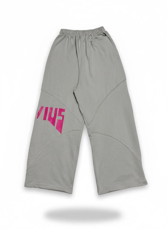 BLOOD CIRCUIT GRAY WIDE PANTS